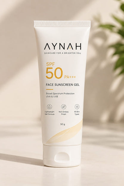 AYNAH SPF 50 PA+++ Face Sunscreen Gel